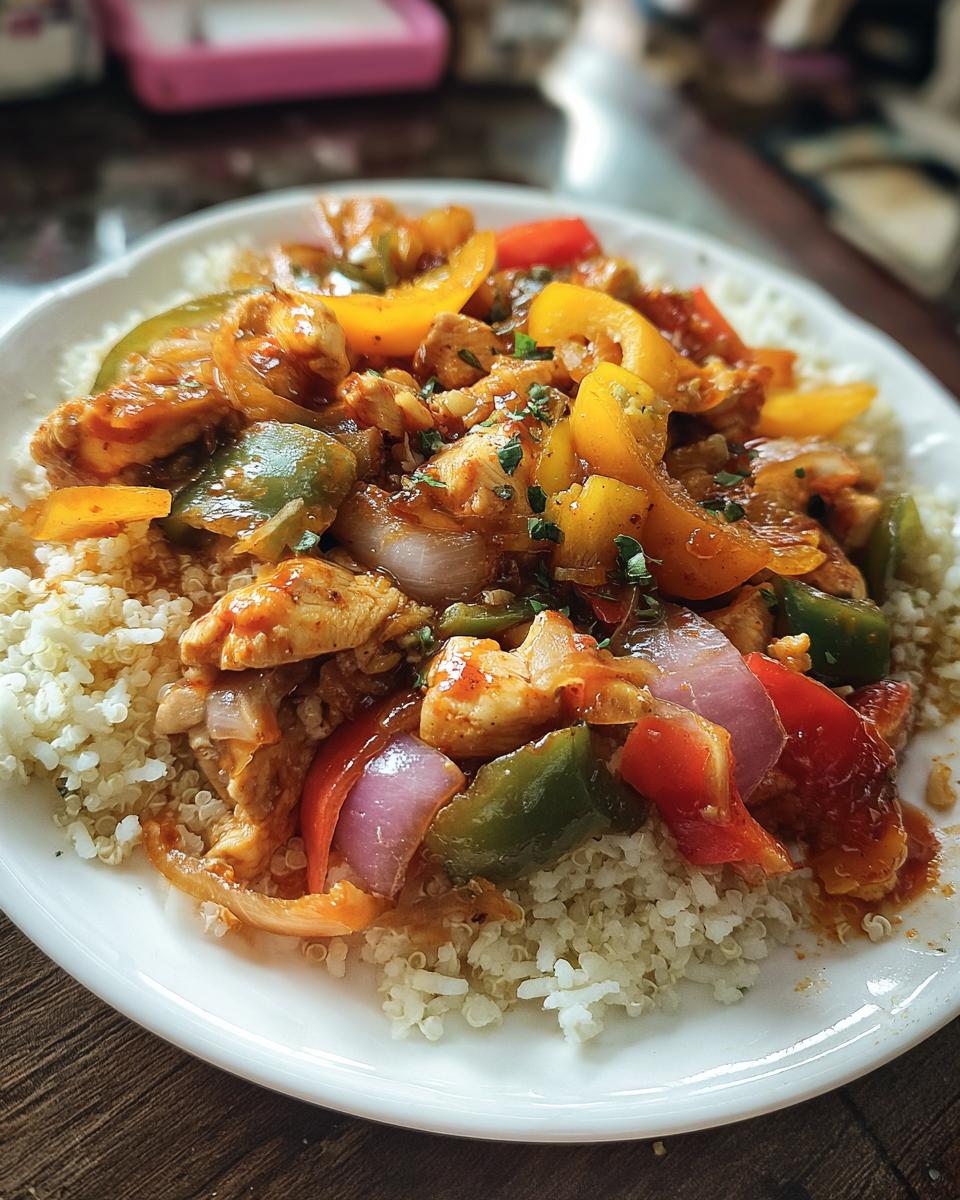 Healthy Bell Pepper Dinner - detail 1