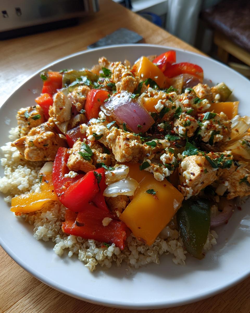 Healthy Bell Pepper Dinner - detail 2