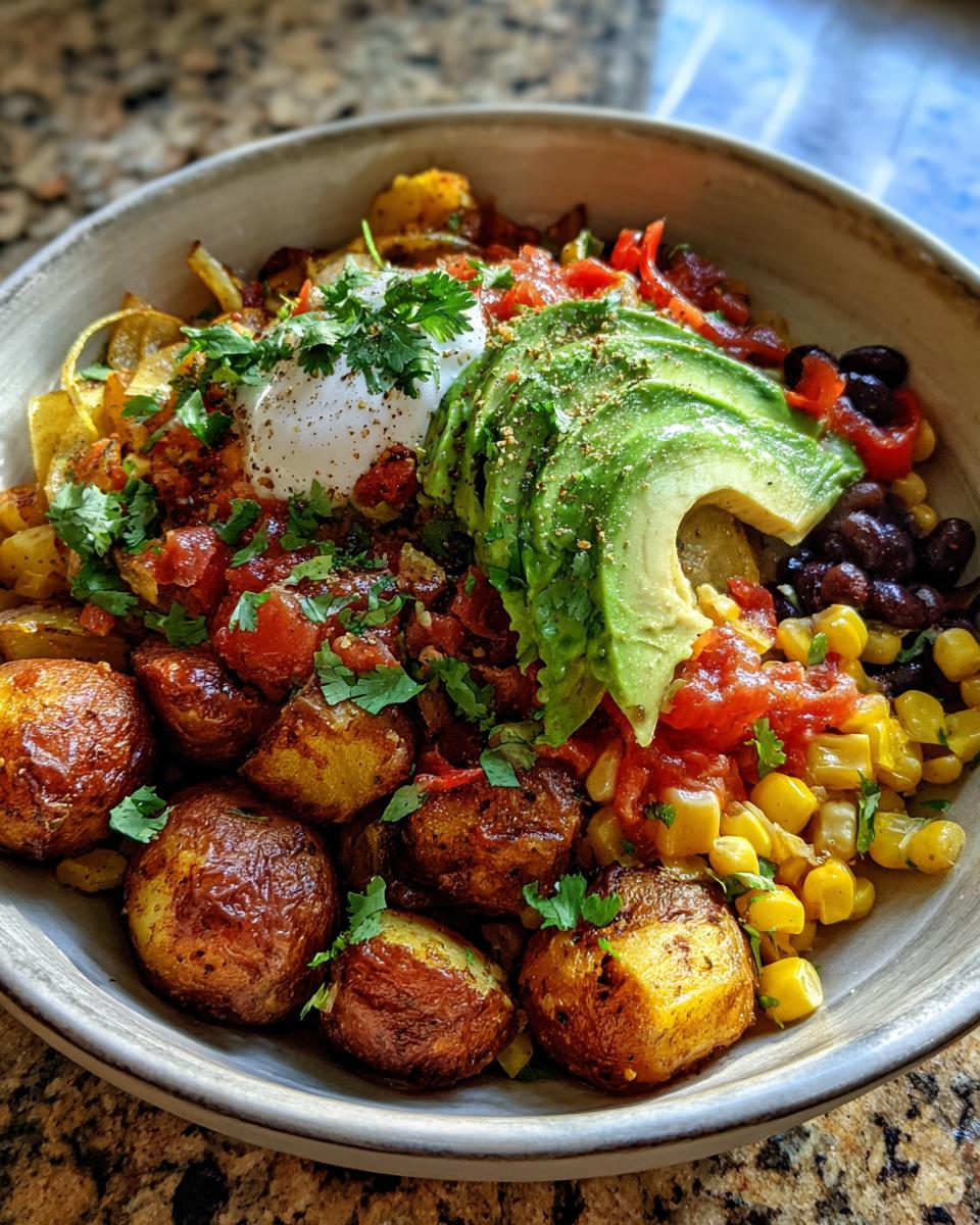 Healthy Potato Taco Bowl - detail 1