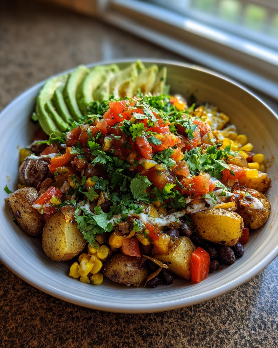 Healthy Potato Taco Bowl - detail 2
