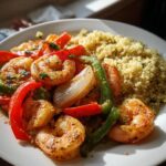 High Protein Shrimp Dinner