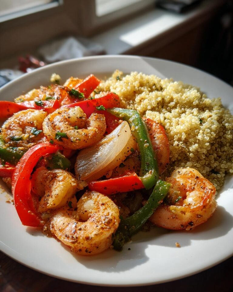 High Protein Shrimp Dinner