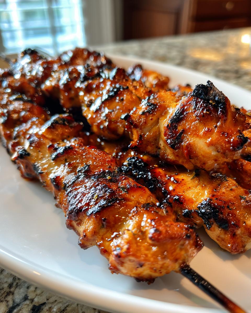 Honey Chipotle Chicken Skewers - detail 2