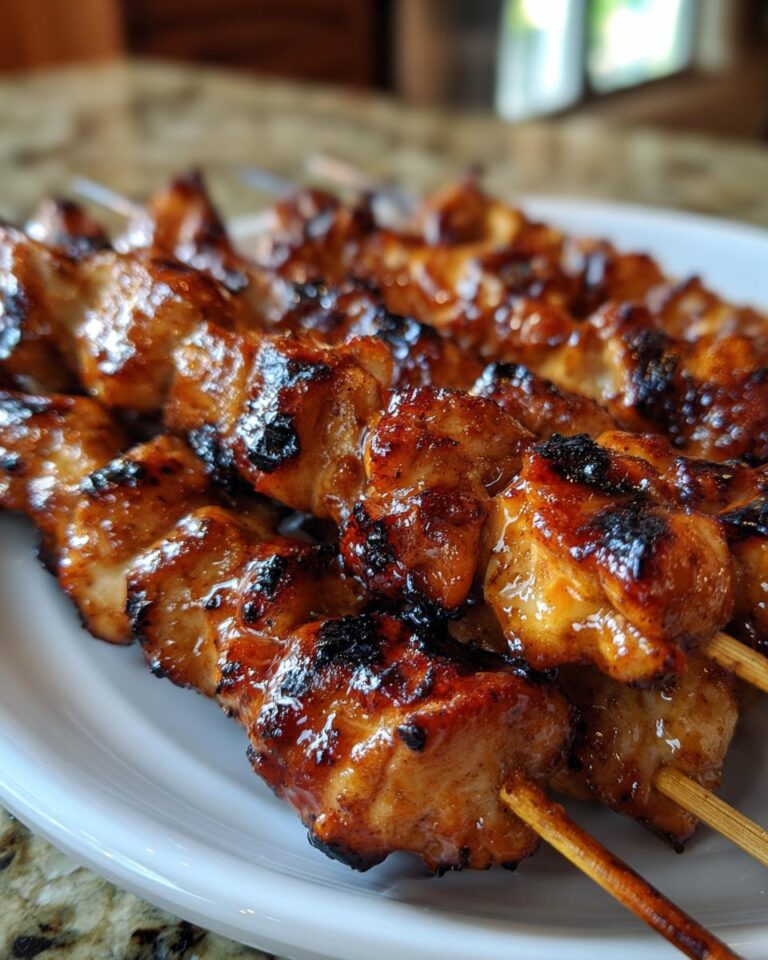 Honey Chipotle Chicken Skewers