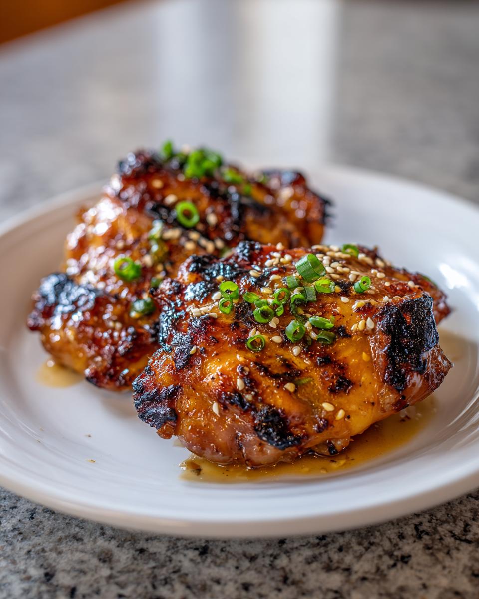 Honey Garlic Chicken Thighs - detail 2