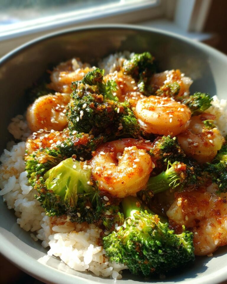 Honey Garlic Shrimp Rice Bowl