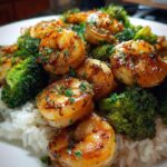 Honey Garlic Shrimp and Broccoli Stir Fry