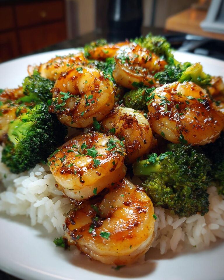 Honey Garlic Shrimp and Broccoli Stir Fry