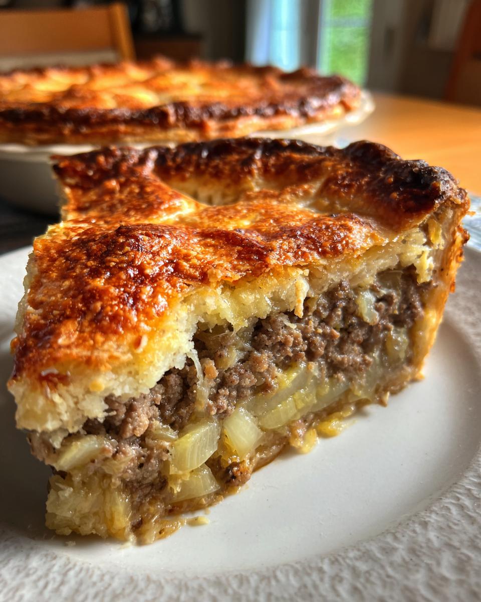 Impossible Hamburger Pie - detail 1