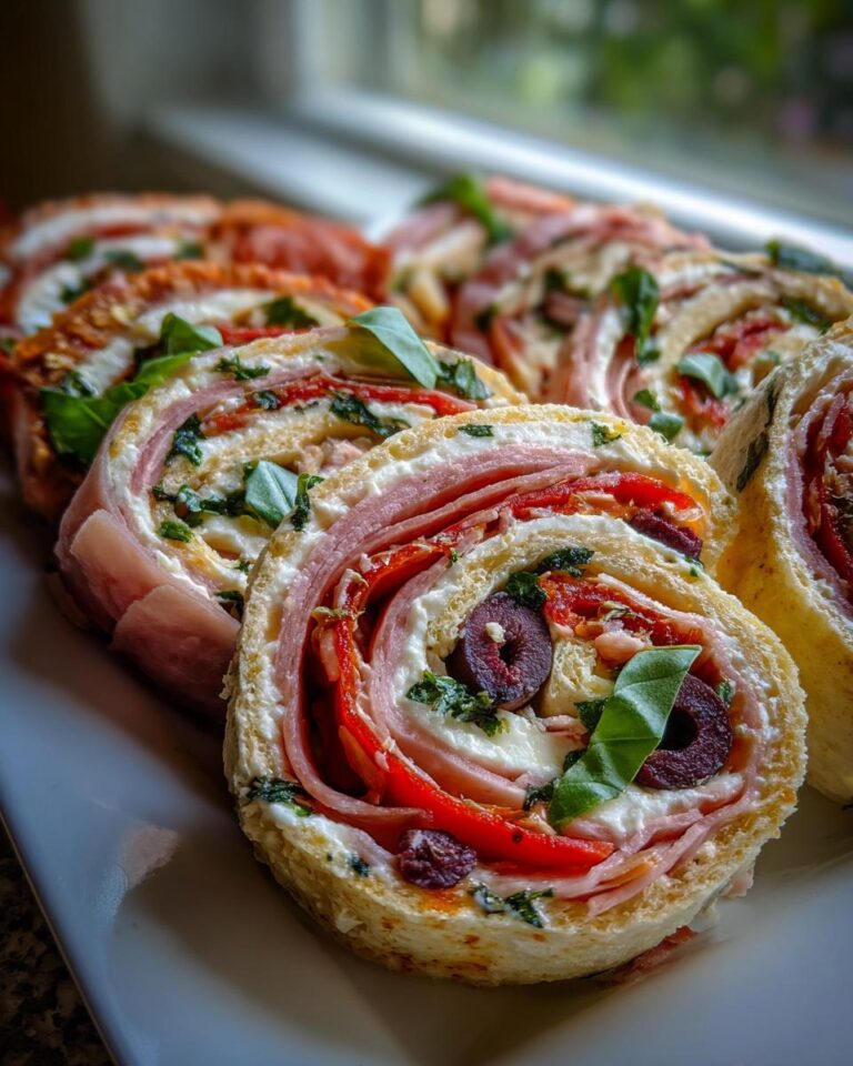 Italian Deli Pinwheel Sandwiches