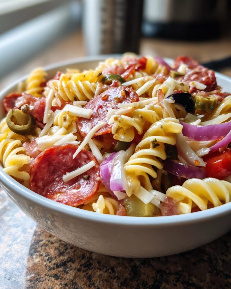Italian Grinder Pasta Salad (Pepperoni)