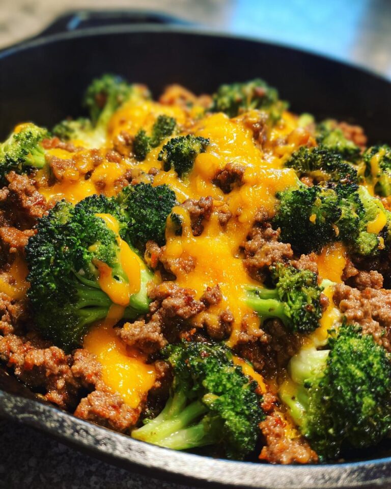 Keto Ground Beef Skillet Dinner