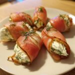 Keto Smoked Salmon Rollups