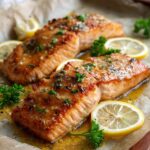 Lemon Butter Sheet Pan Salmon