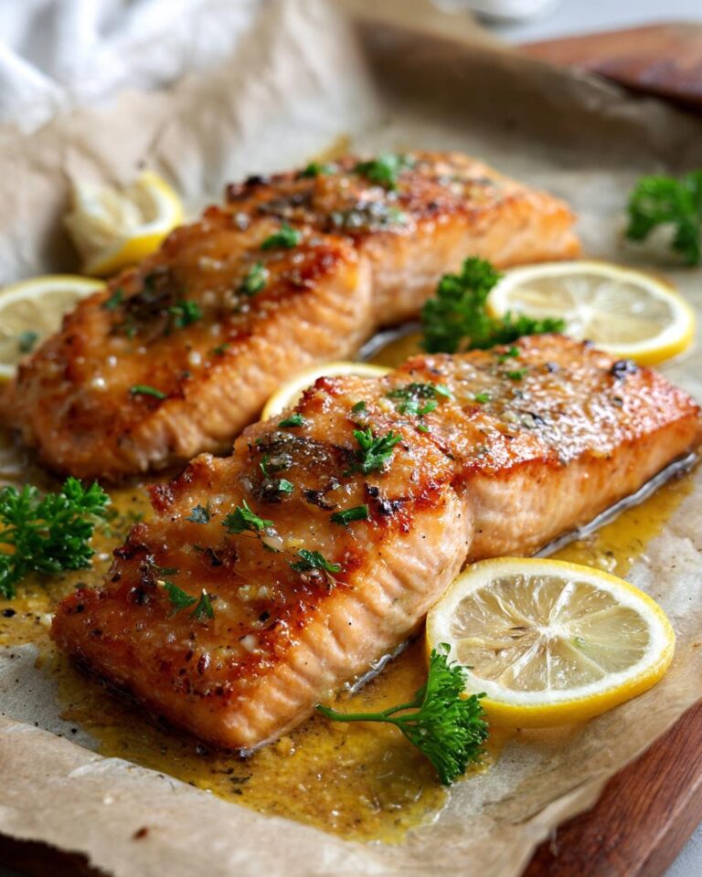 Lemon Butter Sheet Pan Salmon