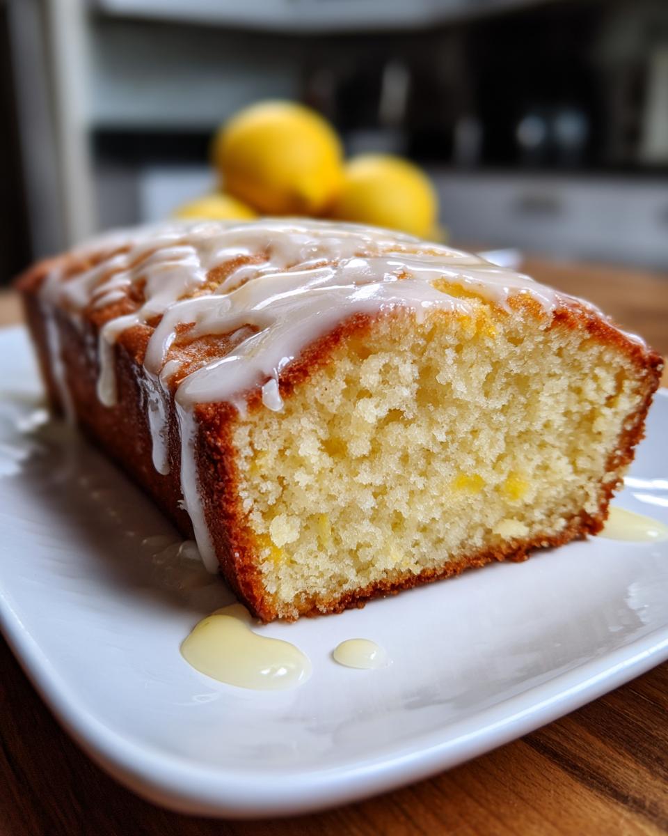Lemon Loaf Cake One Bowl - detail 1