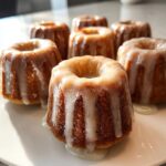 Mini Tea Party Cakes with Glaze