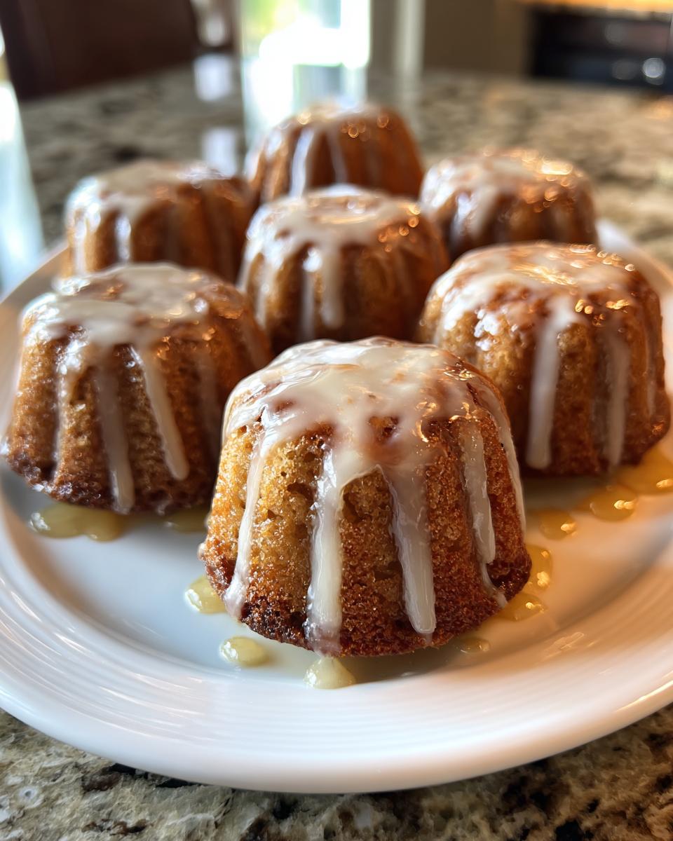 Mini Tea Party Cakes with Glaze - detail 2