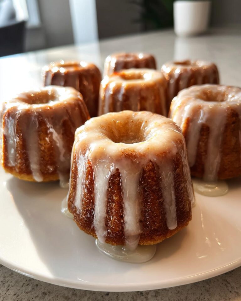 Mini Tea Party Cakes with Glaze