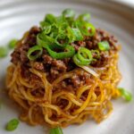 Mongolian Ground Beef Rice Noodles