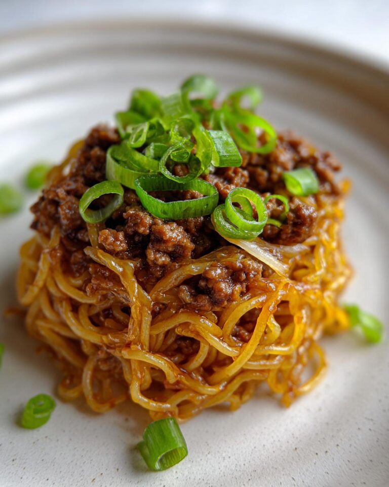 Mongolian Ground Beef Rice Noodles