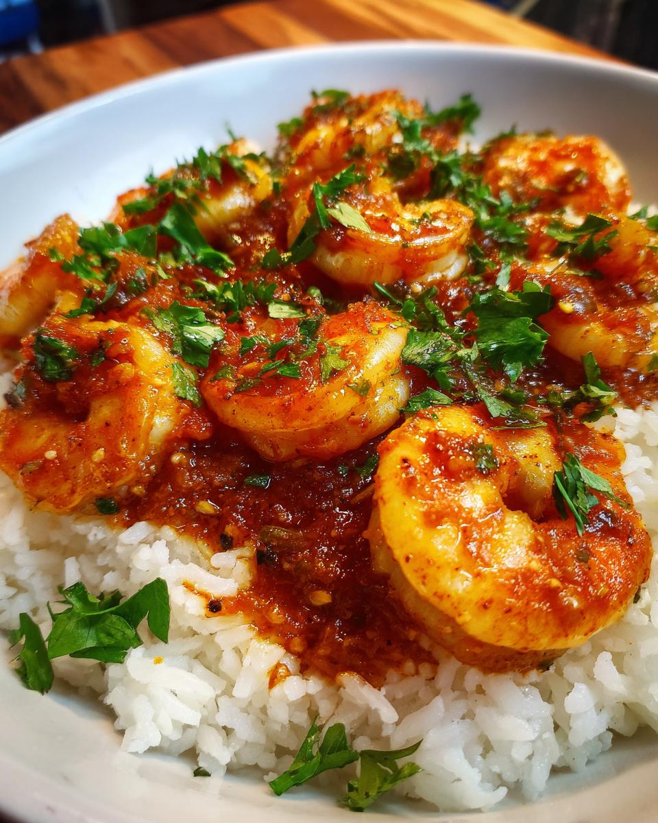 New Orleans Creole Shrimp - detail 2