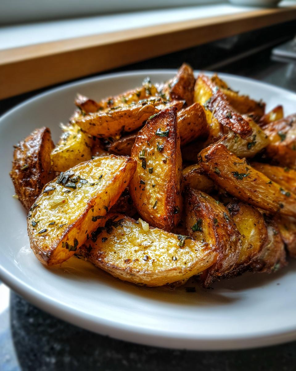 Perfect Crispy Roasted Potatoes with Garlic - detail 2