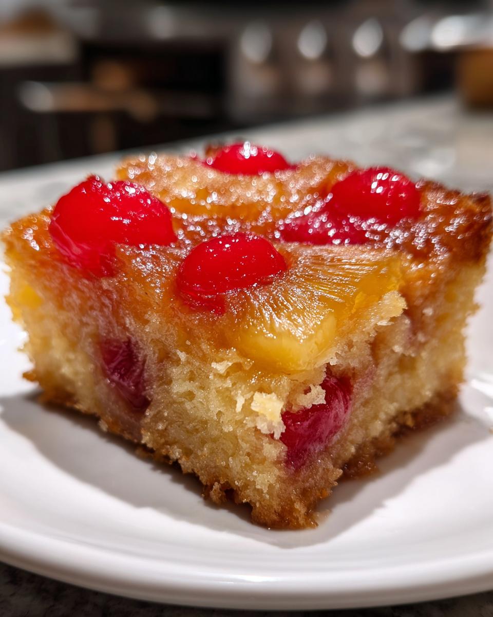 Pineapple Upside Down Dump Cake - detail 2