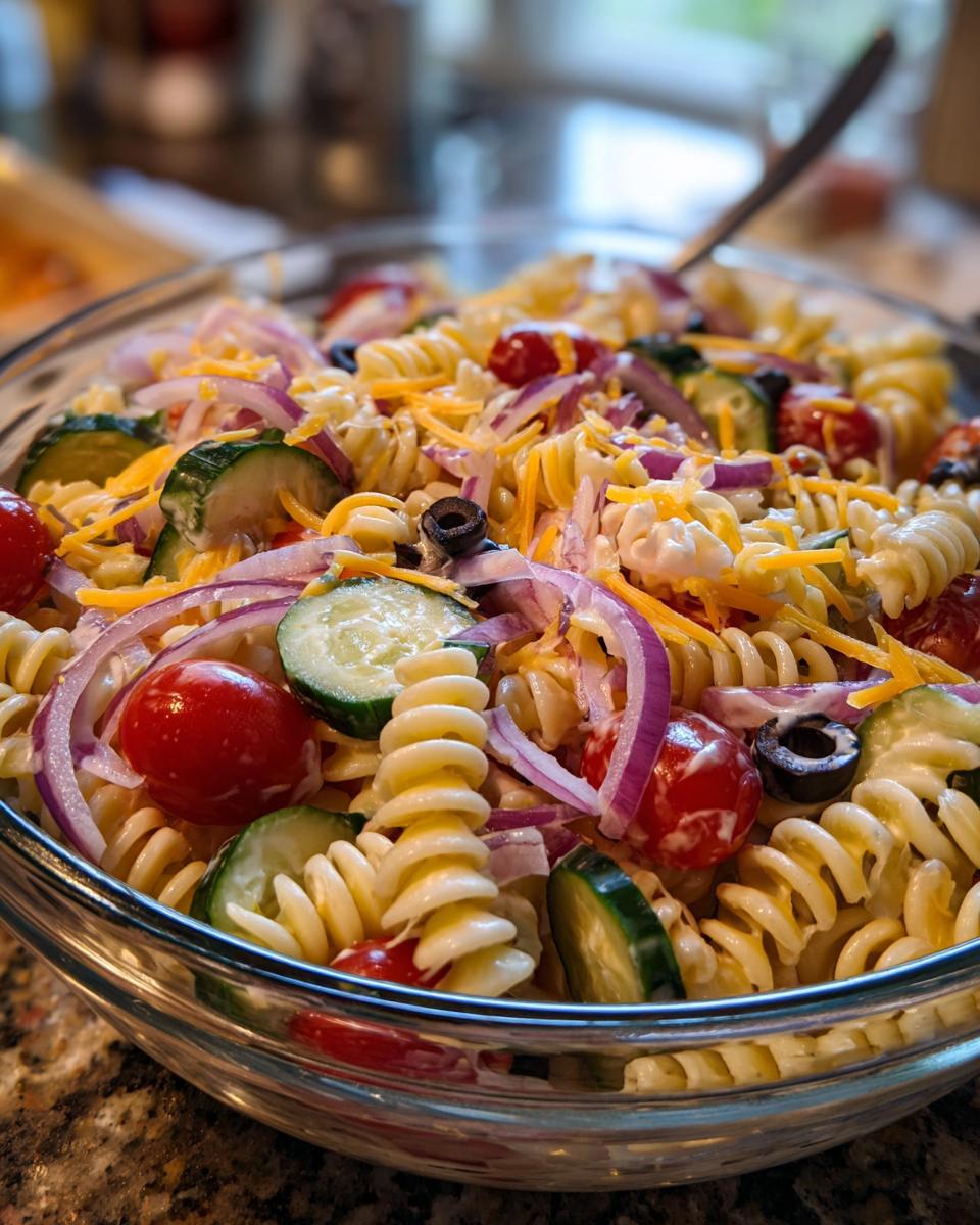 Ranch Pasta Salad - detail 2