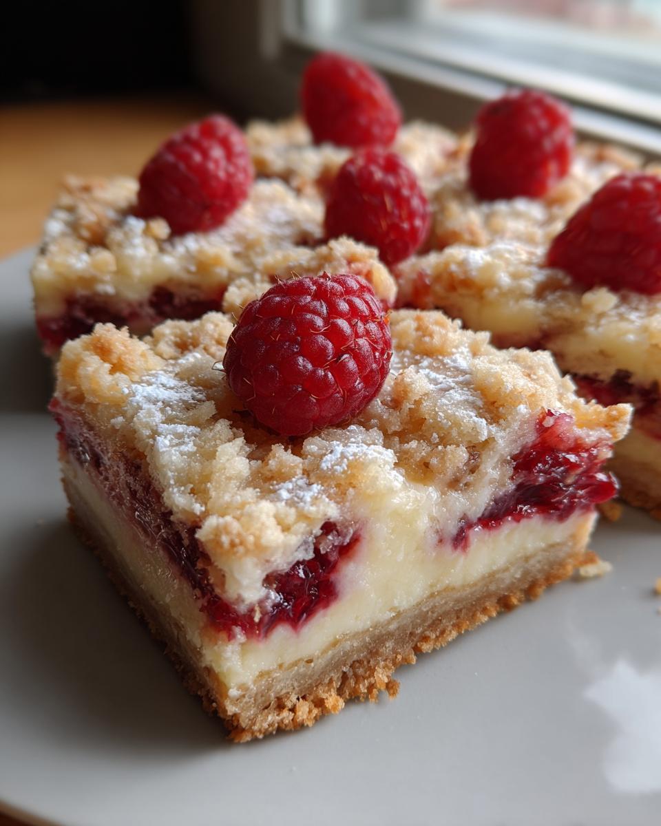 Raspberry Lemon Bars - detail 1