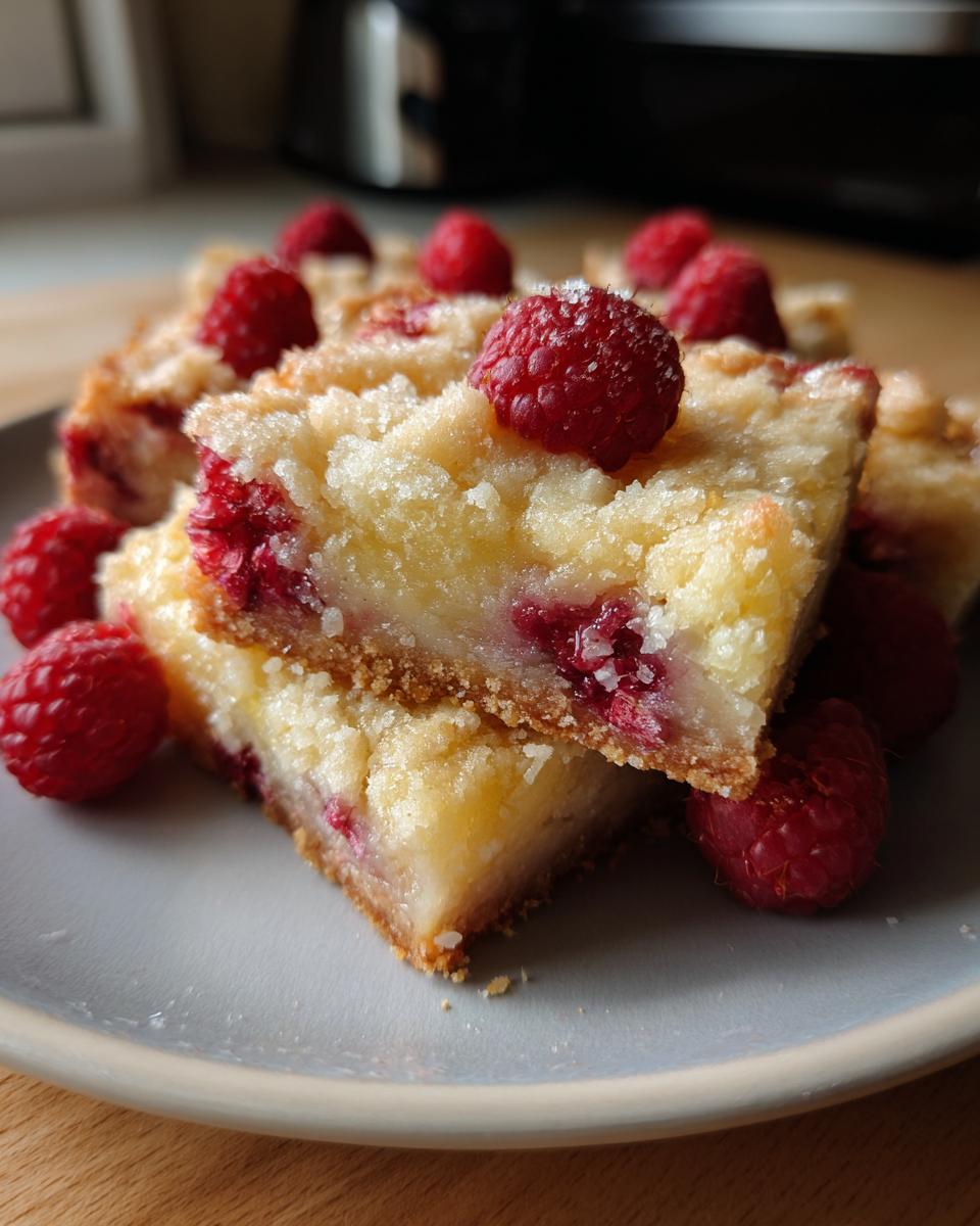 Raspberry Lemon Bars - detail 2