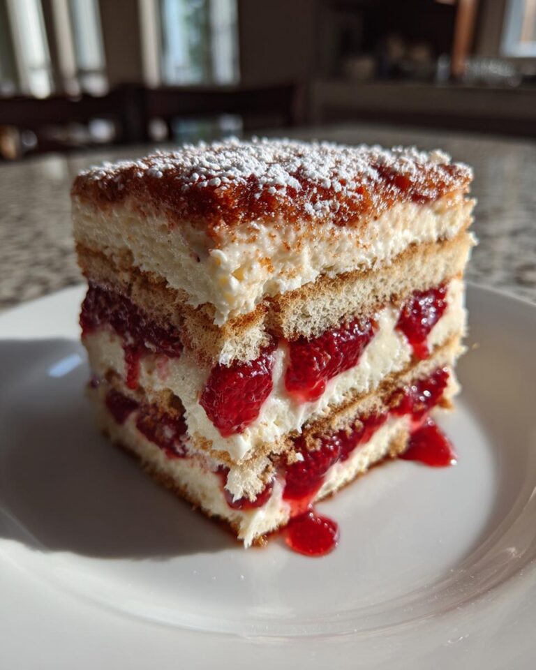Raspberry Mascarpone Tiramisu (Ladyfingers)
