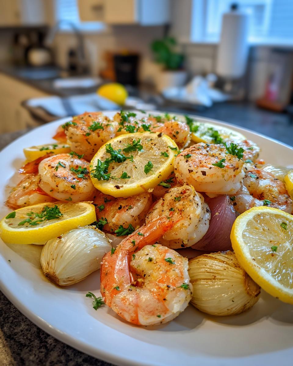 Roasted Garlic Shrimp Sheet Pan Dinner - detail 2