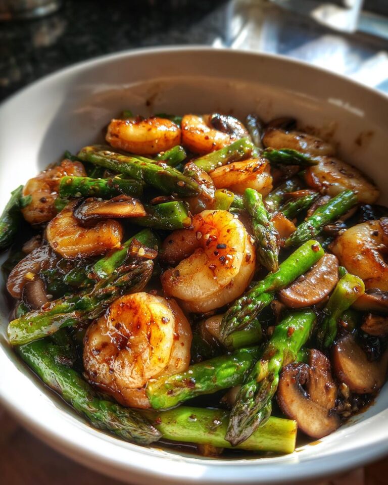 Shrimp and Asparagus Stir Fry