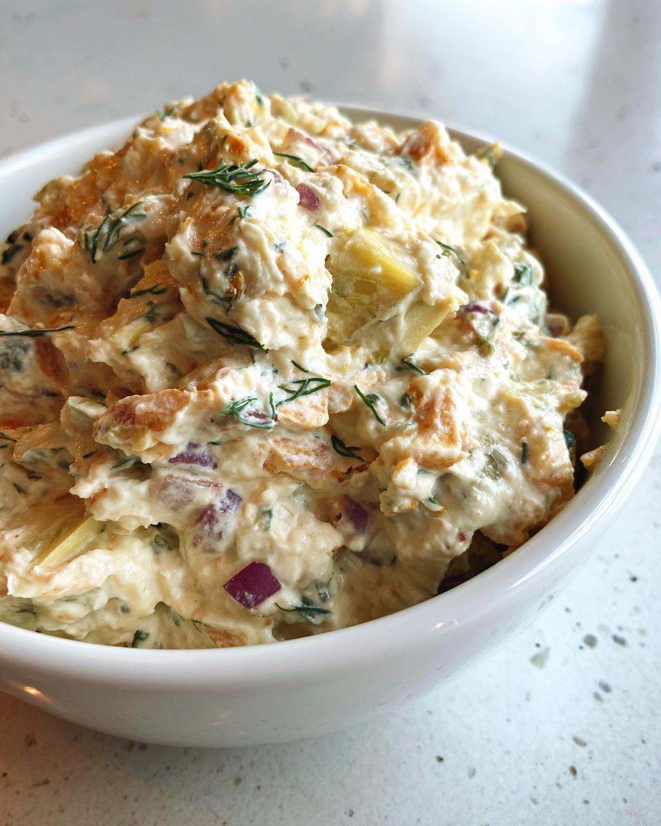 Smoked Salmon Artichoke Dip - detail 1