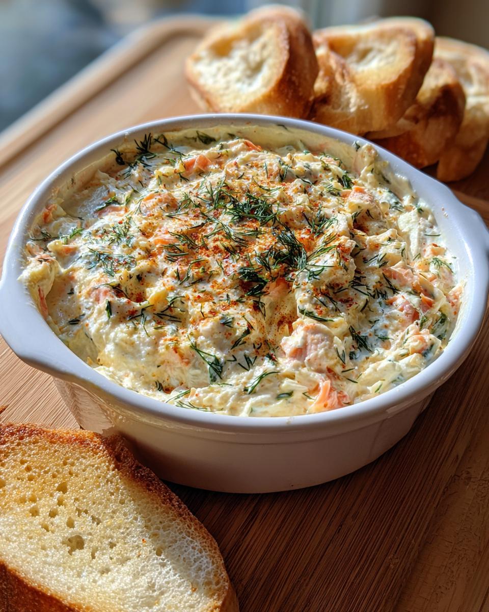 Smoked Salmon Bagel Dip - detail 2