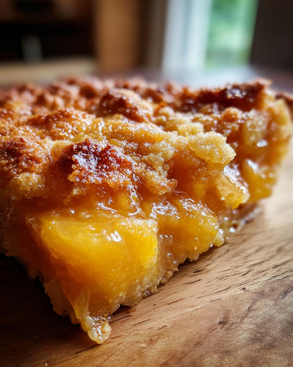 Southern Peach Cobbler with Buttery Crust - detail 2