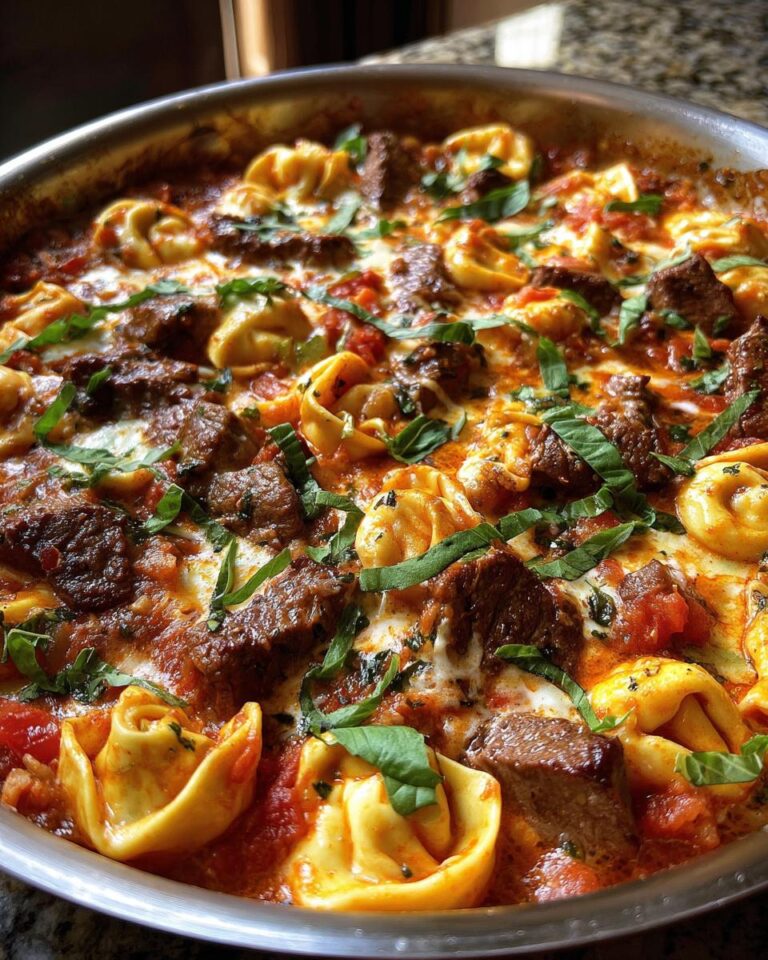Steak Tortellini Skillet