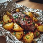 Steak and Potatoes Foil Packets (Oven or Grill)