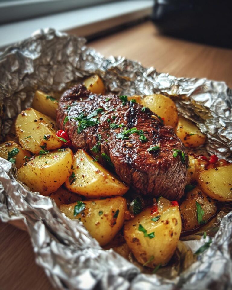 Steak and Potatoes Foil Packets (Oven or Grill)