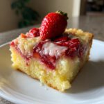 Strawberry Cream Dump Cake