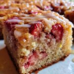 Strawberry Lemon Blondies
