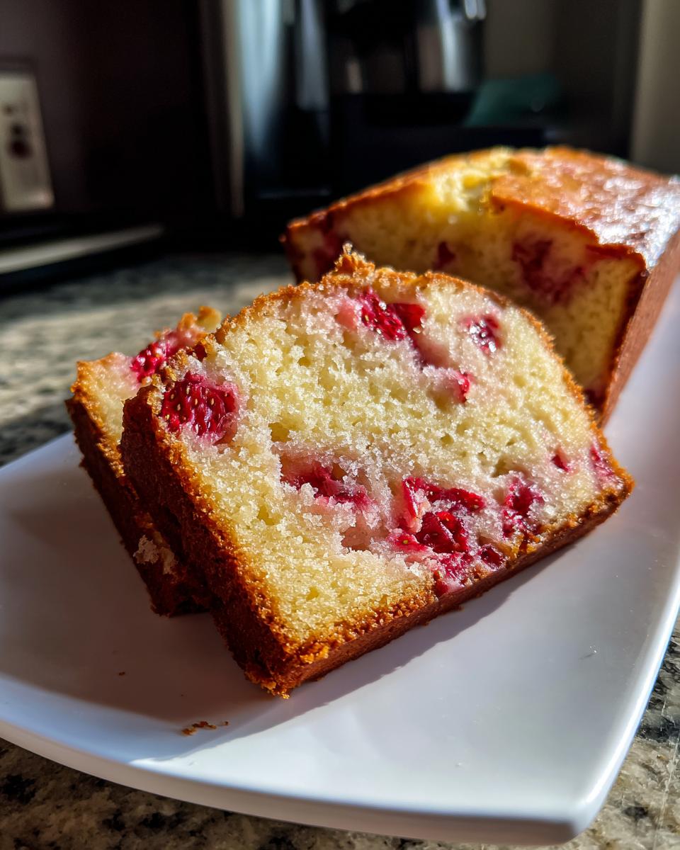 Strawberry Pound Cake Loaf - detail 1