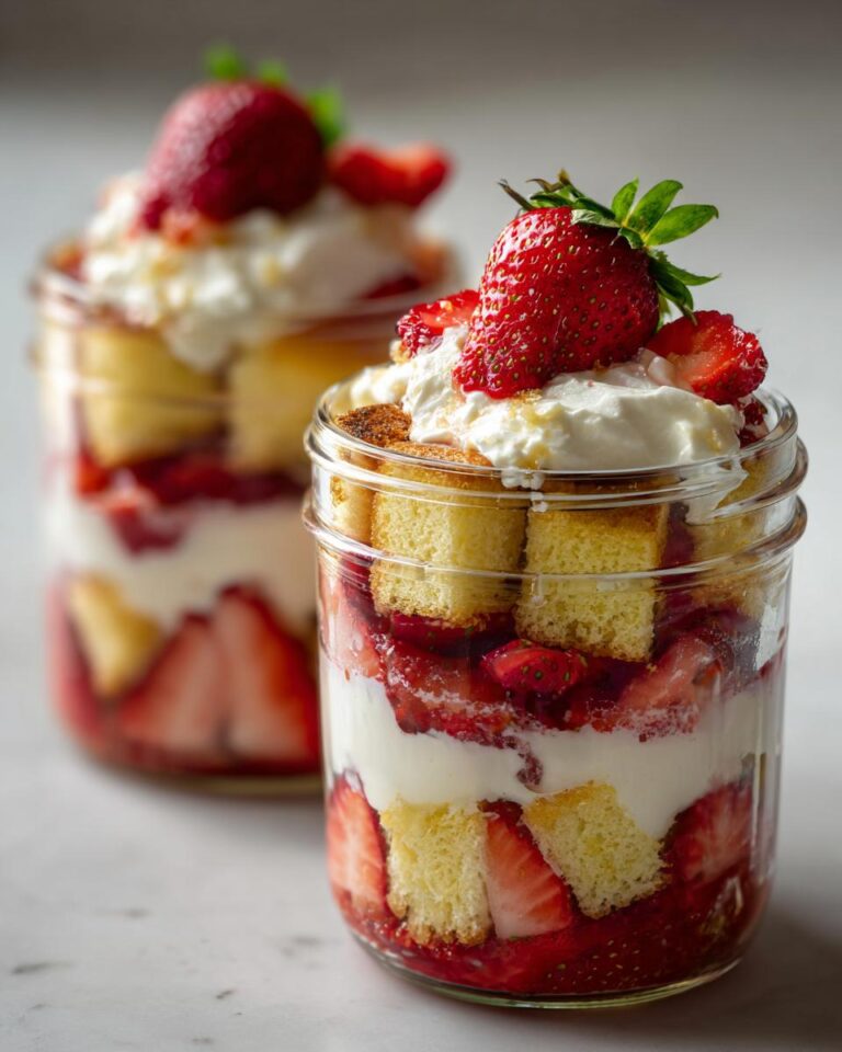 Strawberry Shortcake Trifle Jars