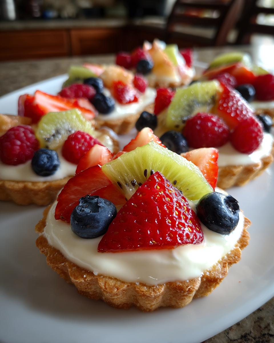 Sugar Cookie Fruit Tarts (Party Dessert) - detail 1