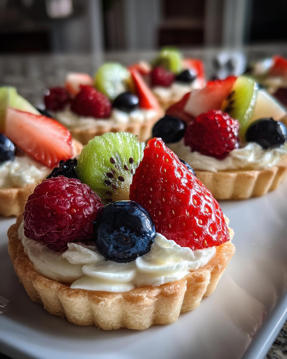 Sugar Cookie Fruit Tarts (Party Dessert) - detail 2
