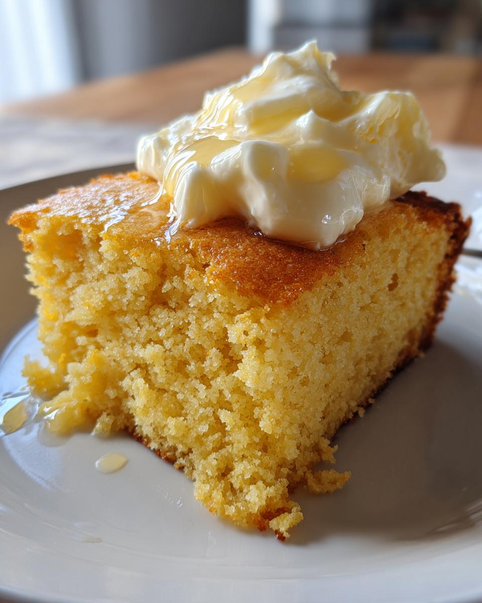 Sweet Cornbread with Honey Butter - detail 2