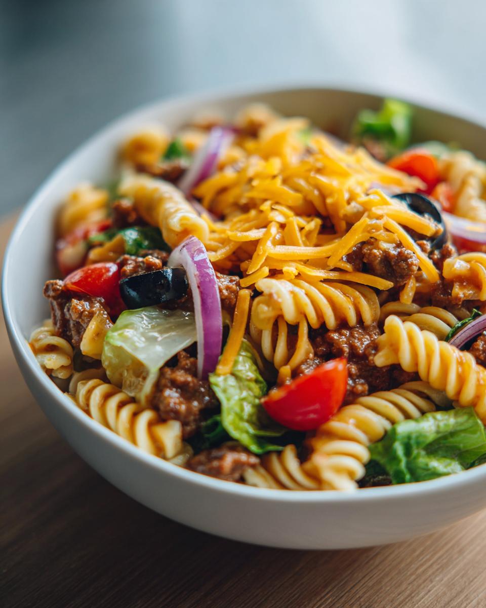 Taco Pasta Salad - detail 1