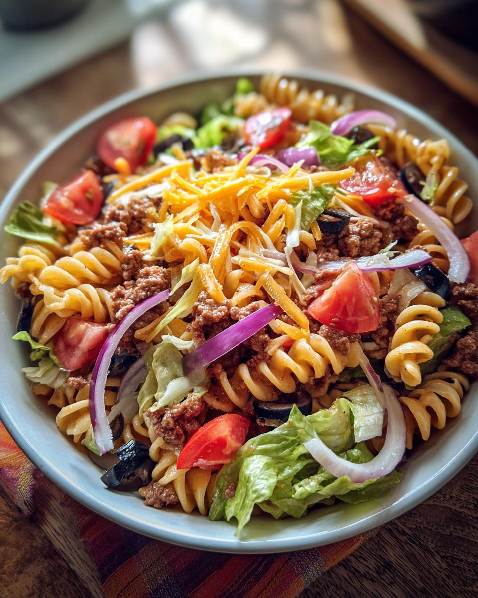 Taco Pasta Salad - detail 2
