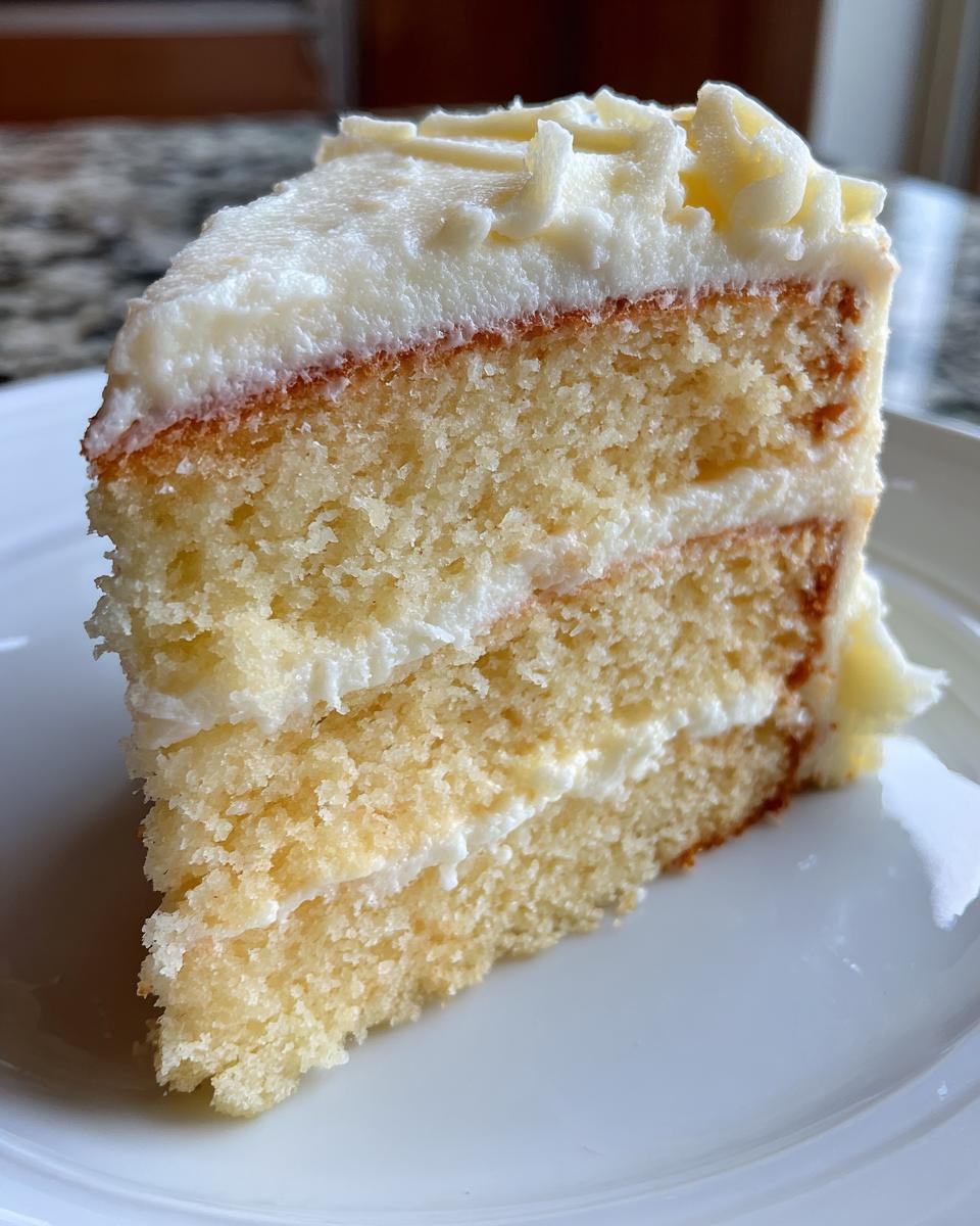 Vanilla Birthday Cake with Buttercream (Decorating Style) - detail 1